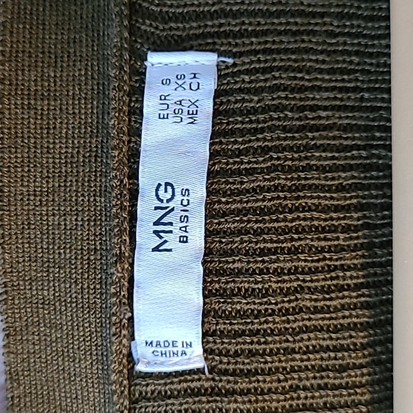Mango MNG Basics V Neck Sweater US XS - Picture 4 of 11